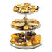 Stalgast - Etagere ohne Griff, 3-stufig, Höhe 30 cm - GastroDeals