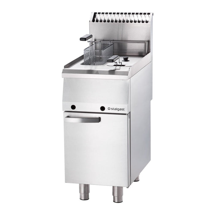 Stalgast - Gas Fritteuse, 2x 7 Liter Doppelbecken, Serie 700 ND - GastroDeals