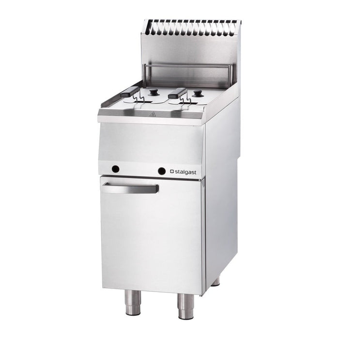 Stalgast - Gas Fritteuse, 2x 7 Liter Doppelbecken, Serie 700 ND - GastroDeals