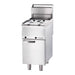 Stalgast - Gas Fritteuse, 2x 7 Liter Doppelbecken, Serie 700 ND - GastroDeals