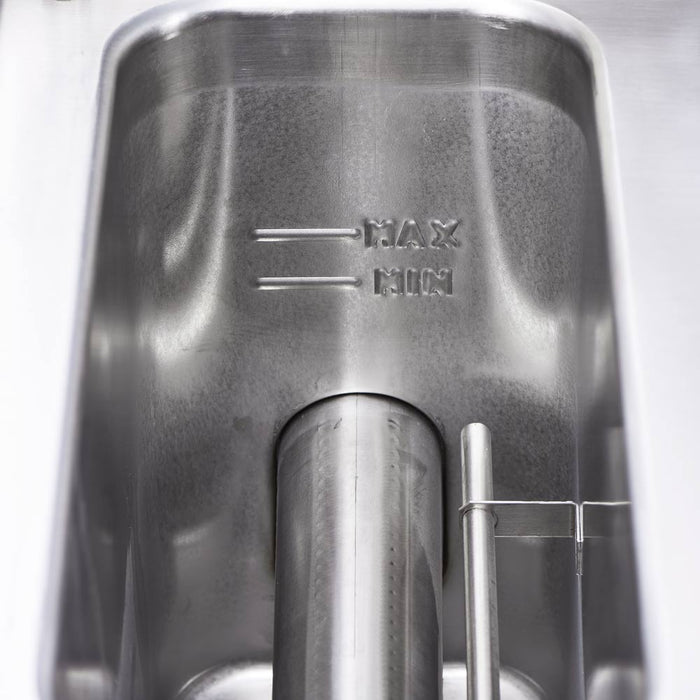 Stalgast - Gas Fritteuse, 2x 7 Liter Doppelbecken, Serie 700 ND - GastroDeals