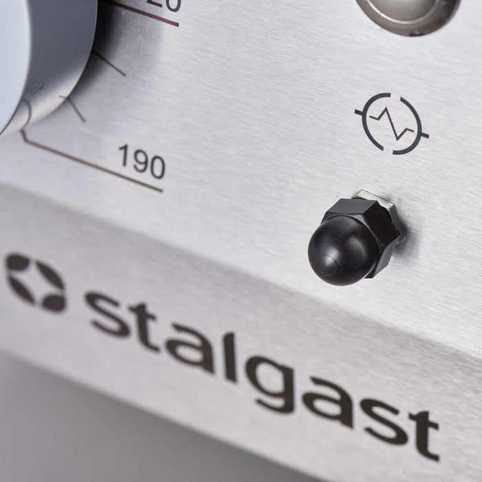 Stalgast - Gas-Griddleplatte als Tischgerät, Serie 700 ND - glatt 400x700x250 mm - GastroDeals