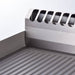Stalgast - Gas-Griddleplatte als Tischgerät, Serie 700 ND - ½ glatt / ½ gerillt 800x700x250 mm - GastroDeals