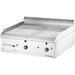 Stalgast - Gas-Griddleplatte, verchromt als Tischgerät, Serie 700 ND - gerillt 800x700x250 mm (BxTxH) - GastroDeals