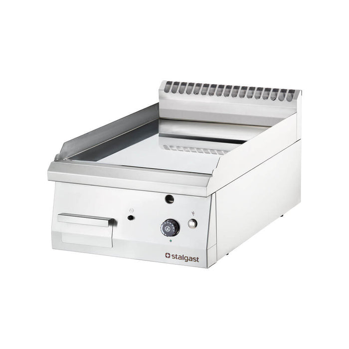 Stalgast - Gas-Griddleplatte, verchromt als Tischgerät, Serie 700 ND - glatt 400x700x250 mm (BxTxH) - GastroDeals