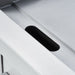 Stalgast - Gas-Griddleplatte, verchromt als Tischgerät, Serie 700 ND - ½ glatt / ½ gerillt 800x700x250 mm (BxTxH) - GastroDeals