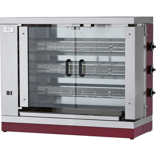 Stalgast - Gas-Hähnchengrill mit 3 Spießen, 1110x480x920 mm, 17 kW - GastroDeals
