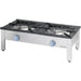 Stalgast - Gas-Hockerkocher, Doppelbrenner TOP - G20, 1160 x 580 x 380 mm (BxTxH) - GastroDeals