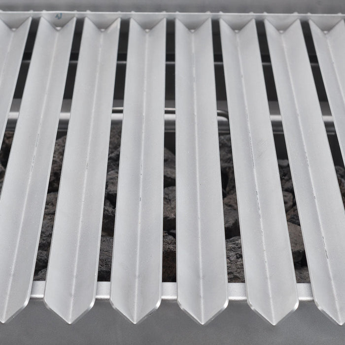 Stalgast - Gas-Lavastein-Grill als Standgerät, Serie 700 ND mit V-Rost, 400x700x850 mm - GastroDeals