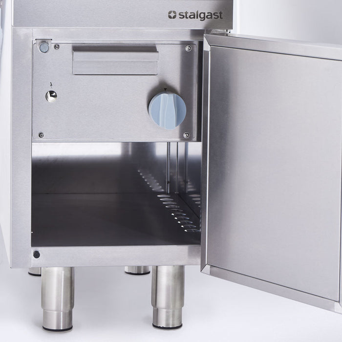 Stalgast - Gas-Lavastein-Grill als Standgerät, Serie 700 ND mit V-Rost, 400x700x850 mm - GastroDeals