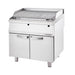 Stalgast - Gas-Lavastein-Grill als Standgerät, Serie 700 ND mit V-Rost, 800x700x850 mm - GastroDeals