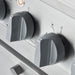 Stalgast - Gasherd ECO 4 Brenner mit Elektro-Heißluftofen (600 x 400 mm / GN 1/1) Serie 700 ND - G20, 4-Brenner (2x3,5 + 2x5 kW) - GastroDeals