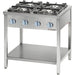 Stalgast - Gasherd Serie 900 - G20, 4-Brenner (3,5+5+7+9), 900 x 900 x 850 (BxTxH) - GastroDeals