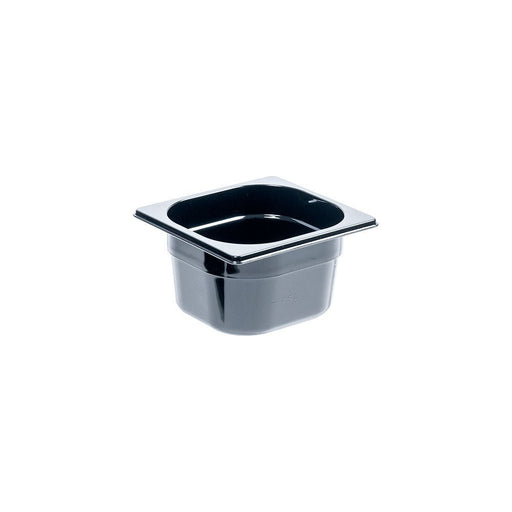 Stalgast - Gastronormbehälter Serie Premium, schwarz, Polycarbonat, GN 1/6 (100 mm) - GastroDeals