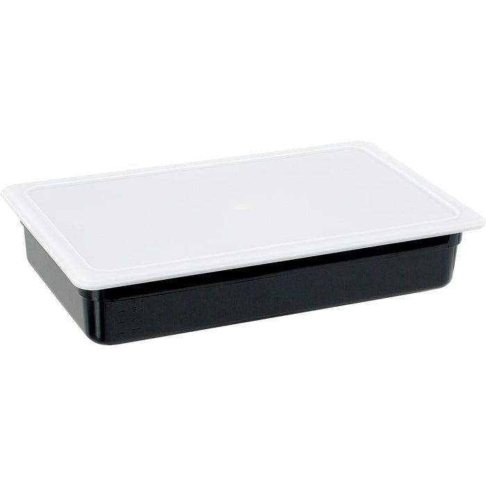 Stalgast - Gastronormbehälter, Serie STANDARD, Polycarbonat, schwarz, GN 1/1 (100 mm) - GastroDeals
