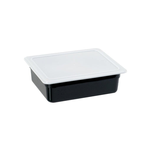 Stalgast - Gastronormbehälter, Serie STANDARD, Polycarbonat, schwarz, GN 1/2 (100 mm) - GastroDeals