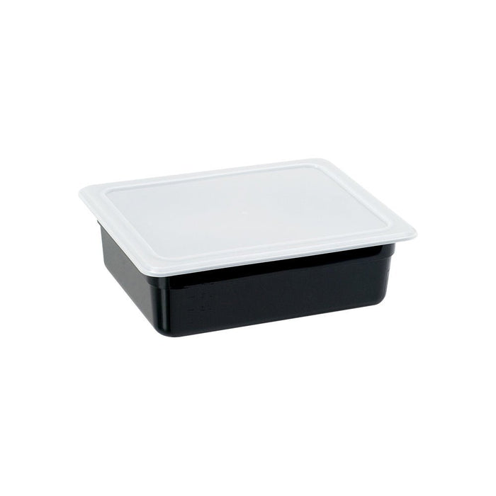 Stalgast - Gastronormbehälter, Serie STANDARD, Polycarbonat, schwarz, GN 1/2 (100 mm) - GastroDeals