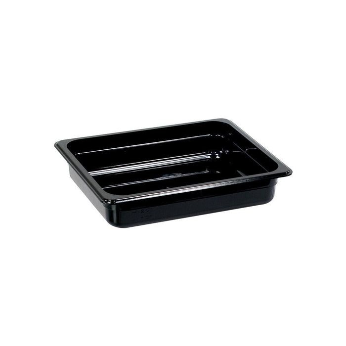Stalgast - Gastronormbehälter, Serie STANDARD, Polycarbonat, schwarz, GN 1/2 (65 mm) - GastroDeals