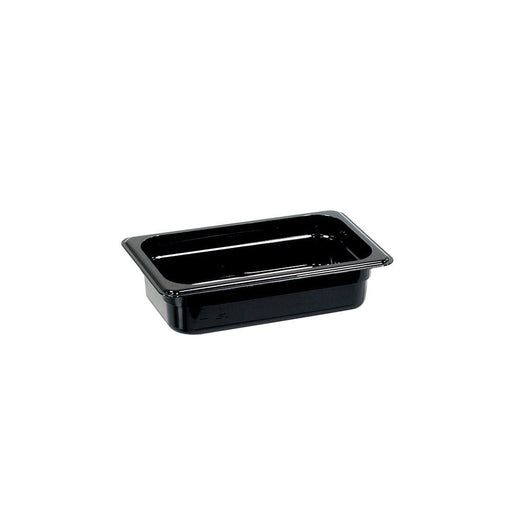 Stalgast - Gastronormbehälter, Serie STANDARD, Polycarbonat, schwarz, GN 1/4 (65 mm) - GastroDeals