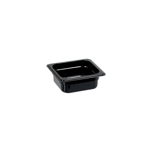 Stalgast - Gastronormbehälter, Serie STANDARD, Polycarbonat, schwarz, GN 1/6 (100 mm) - GastroDeals