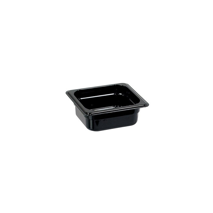 Stalgast - Gastronormbehälter, Serie STANDARD, Polycarbonat, schwarz, GN 1/6 (100 mm) - GastroDeals