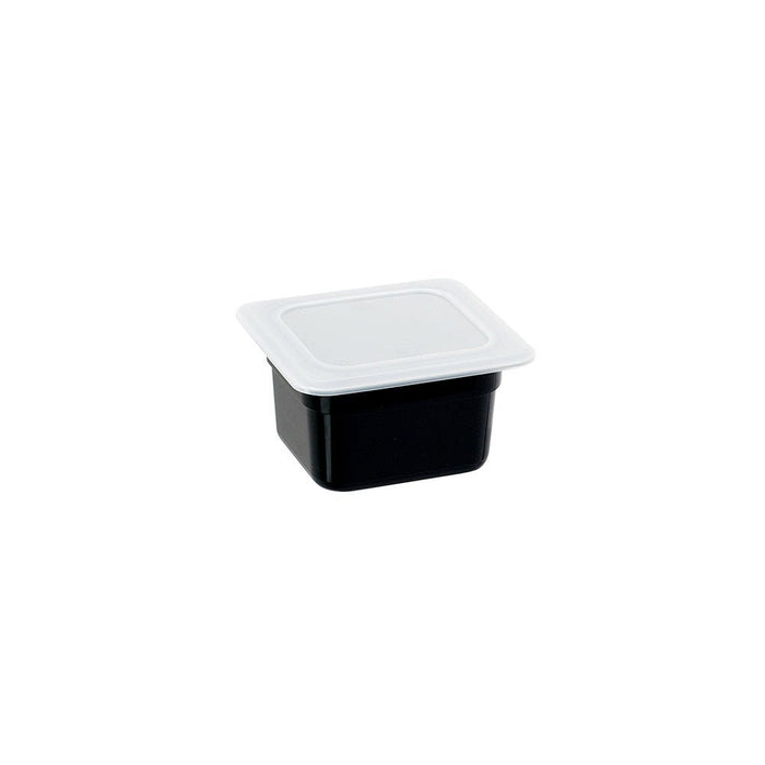 Stalgast - Gastronormbehälter, Serie STANDARD, Polycarbonat, schwarz, GN 1/6 (100 mm) - GastroDeals