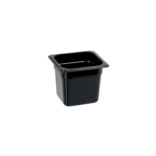 Stalgast - Gastronormbehälter, Serie STANDARD, Polycarbonat, schwarz, GN 1/6 (150 mm) - GastroDeals