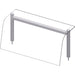 Stalgast - Glas-Aufsatzbord mit Hustenschutz 790x455x450 mm für Speisenausgabesysteme - GastroDeals