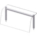 Stalgast - Glas-Aufsatzbord mit Hustenschutz und Beleuchtung 790x455x450 mm für Speisenausgabesysteme - GastroDeals
