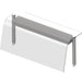 Stalgast - Glas-Aufsatzbord mit Hustenschutz und Wärmelampe 790x455x450 mm für Speisenausgabesysteme - GastroDeals