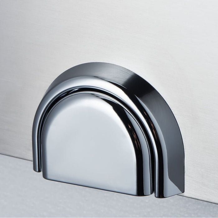 Stalgast - Handwaschbecken mit Kniebedienung, inkl. Armatur, Wandmontage, 400 mm x 400 mm x 225 mm (BxTxH) - GastroDeals
