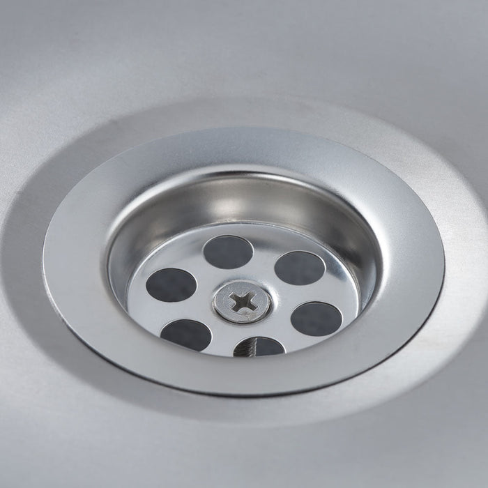 Stalgast - Handwaschbecken mit Kniebedienung, inkl. Armatur, Wandmontage, 400 mm x 400 mm x 225 mm (BxTxH) - GastroDeals