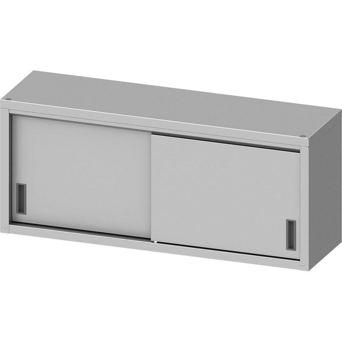 Stalgast - Hängeschrank ECO mit Schiebetüren 1400x400x600 mm, Selbstmontage (AISI201) - GastroDeals