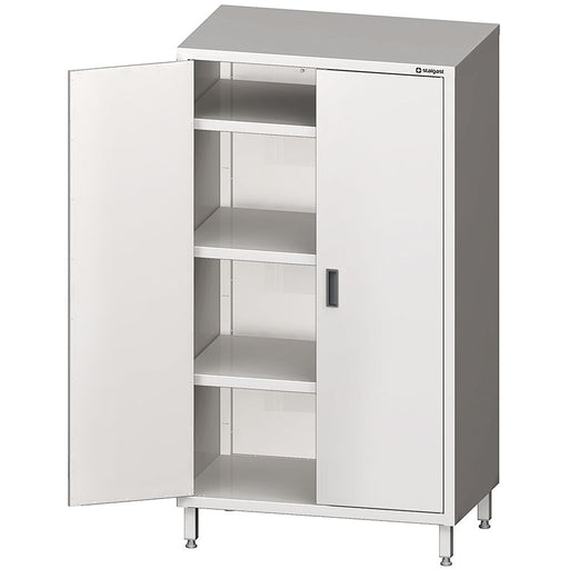 Stalgast - Hochschrank mit Flügeltüren, 3 höhenverstellbare Einlegeböden, 1000x600x1800 mm (BxTxH) - GastroDeals
