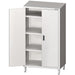 Stalgast - Hochschrank mit Flügeltüren, 3 höhenverstellbare Einlegeböden, 1000x600x1800 mm (BxTxH) - GastroDeals