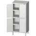 Stalgast - Hochschrank mit Flügeltüren, 700x500x1800 mm, mit zwei Schrankräumen, verschweißt - GastroDeals