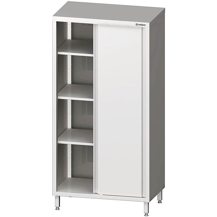 Stalgast - Hochschrank mit Schiebetüren, 1100x700x2000 mm, verschweißt - GastroDeals