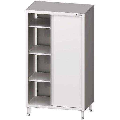 Stalgast - Hochschrank mit Schiebetüren, 800x700x1800 mm, verschweißt - GastroDeals