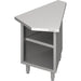 Stalgast - Inneneckmodul 45° "Free Flow" mit offenem Unterschrank 644x814x880 mm, Granitdeckplatte "Standard G1" - GastroDeals