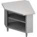 Stalgast - Inneneckmodul 90° "Free Flow" mit offenem Unterschrank 785x785x880 mm, Granitdeckplatte "Standard G1" - GastroDeals