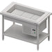 Stalgast - Kaltausgabe mit einer Getränke-Kühlwanne 3x GN1/1, 1245x750x880, Granitabdeckung "Standard G1" - GastroDeals