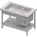 Stalgast - Kaltausgabe mit einer Kühlwanne 3x GN1/1, 1245x750x880, Granitabdeckung "Standard G1" - GastroDeals