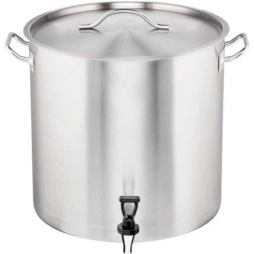 Stalgast - Kartoffelkochkessel mit Ablasshahn und Deckel, Ø 400 mm, Höhe 400 mm, 50,3 Liter - GastroDeals