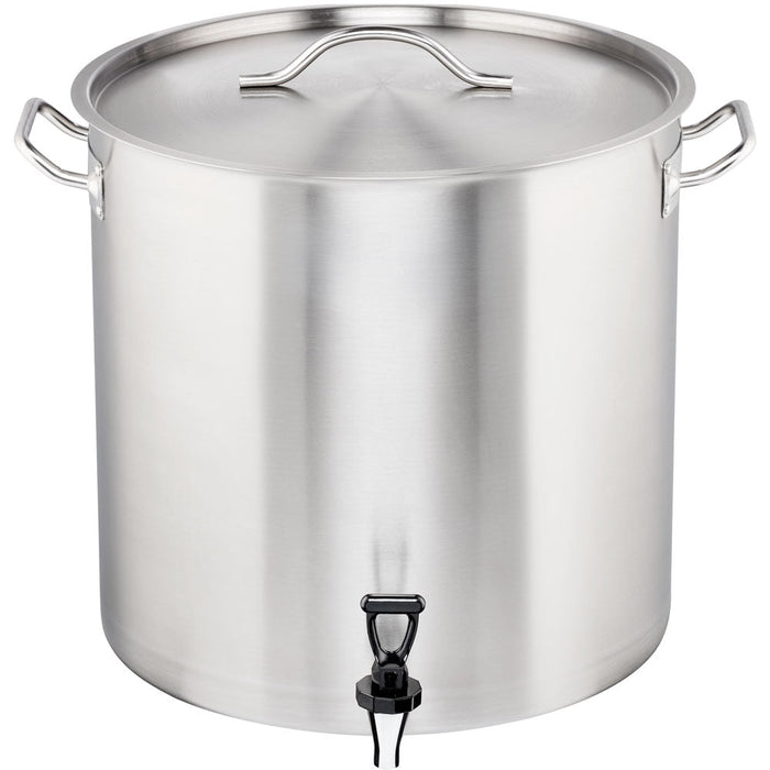 Stalgast - Kartoffelkochkessel mit Ablasshahn und Deckel, Ø 400 mm, Höhe 400 mm, 50,3 Liter - GastroDeals
