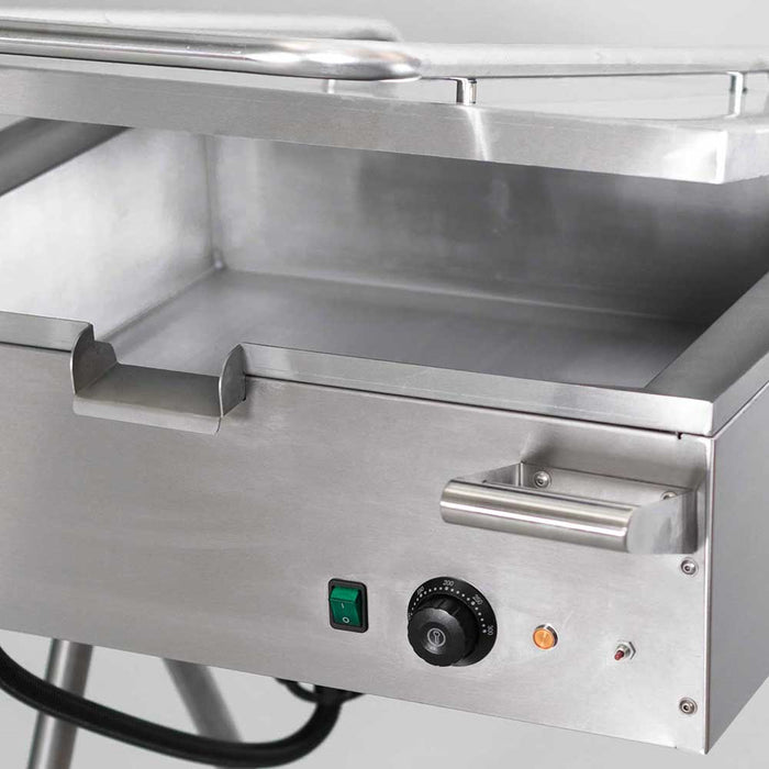 Stalgast - Kippbratpfanne, 100 Koteletts/h, 700 x 786 x 912 mm (BxTxH) - GastroDeals
