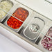 Stalgast - Kühlaufsatzvitrine, 7x GN 1/4, 1600x335x400 mm (BxTxH) - GastroDeals