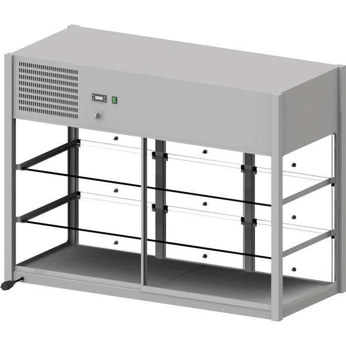 Stalgast - Kühlaufsatzvitrine "Free Flow" mit Entnahmeklappen, 1435x600x1150 mm - GastroDeals
