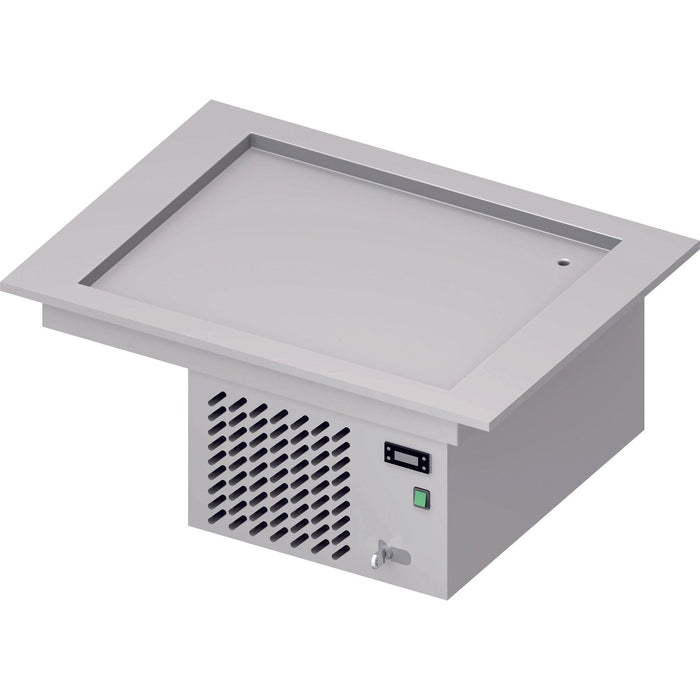 Stalgast - Kühlplatte "Drop-In" 2x GN1/1 830x620x210 mm Edelstahlabdeckung - GastroDeals