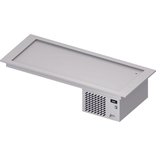 Stalgast - Kühlplatte "Drop-In" 4x GN1/1 1480x620x210 mm Edelstahlabdeckung - GastroDeals