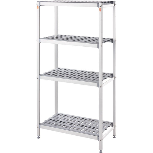 Stalgast - Lagerregal aus Aluminium, 1205x560x1680 mm (BxTxH) - GastroDeals
